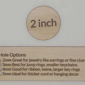 2 Inch Blank Circle