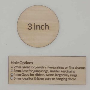 3 Inch Blank Circle