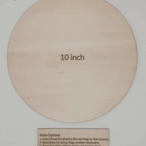10" Circle Wood Blank