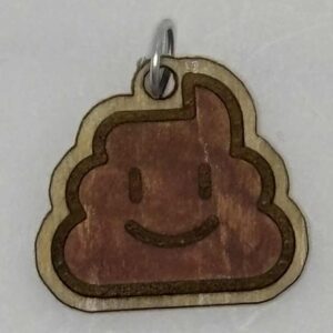 Poo Emoji Charm