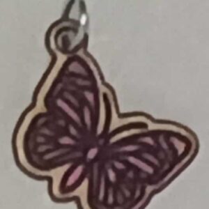 Pink Butterfly Charm