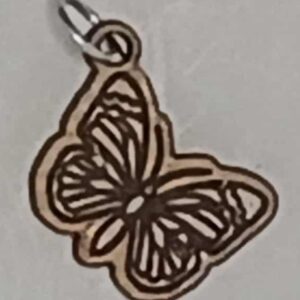 White Butterfly Charm