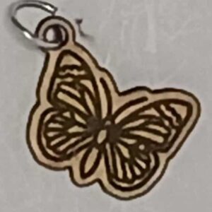 Yellow Butterfly Charm