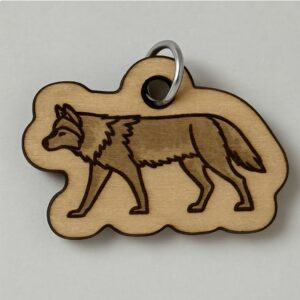 Wolf Mask Charm