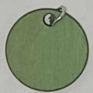 Green Circle Charm