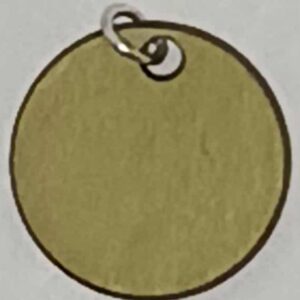 Yellow Circle Charm