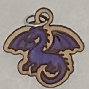 Purple Dragon Charm