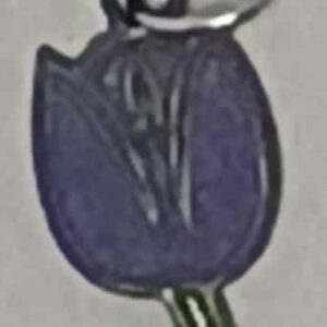 Purple Tulip Charm