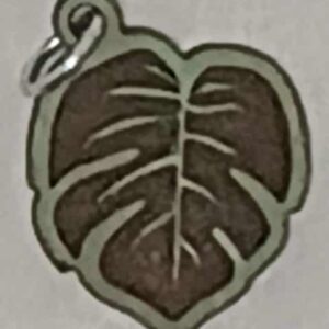 Hawaiian Leaf Charm Dark