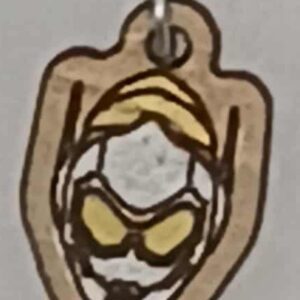 Wasp Mask Charm