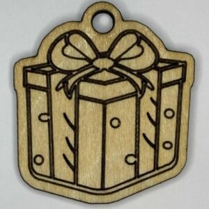 Wooden Gift Box Charm