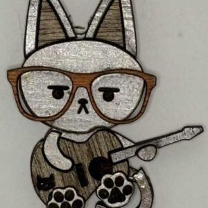 GUITAR CAT MAGNET