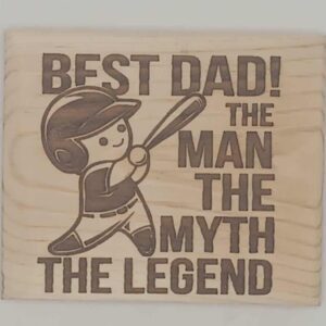 Best Dad Sign – Baseball