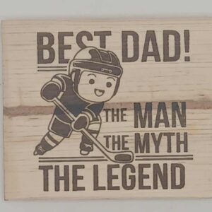 Best Dad Sign – Hockey
